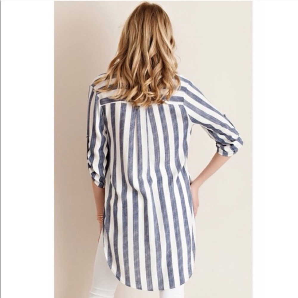 🎉🎊2X HP🎉🎊Lightweight Striped Tunic - Picture 2 of 8